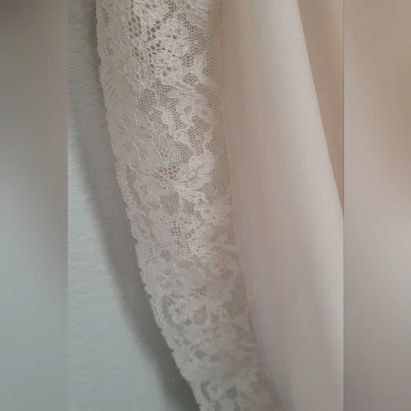 Vintage Van Raalte Nylon Philmy Slip with Lace Top/Lace Hem Size 36 Pale… - Picture 3 of 12